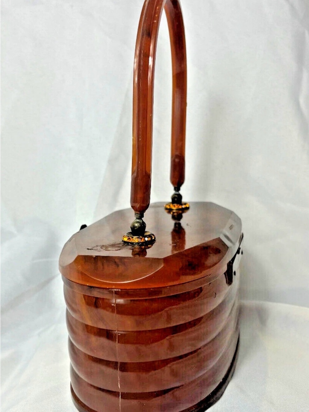 Lwellyn lucite  beehive bag 1960’s
